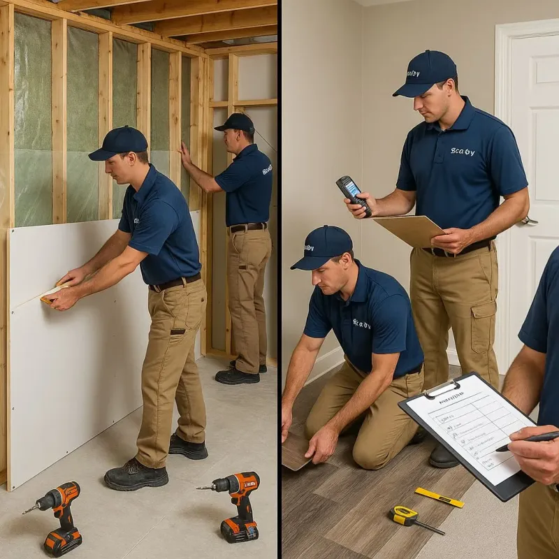 Repairs and Reconstruction process in Columbus County, NC