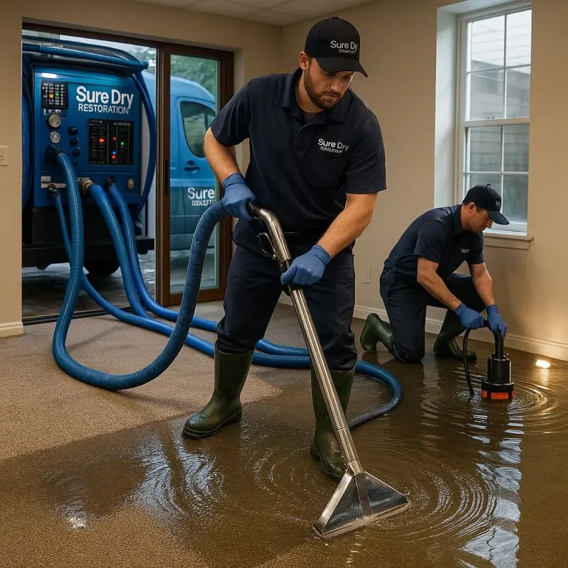 Water Extraction and Removal process in Columbus County, NC